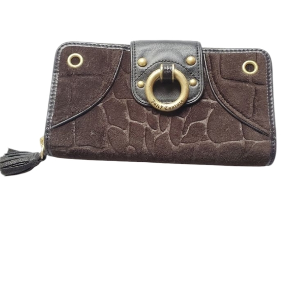Juicy Couture Handbags - Juicy Couture Brown Clutch Wallet